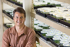 Duarte Nursery John Duarte in his lab